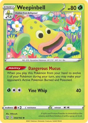 Weepinbell 002/163 - Battle Styles