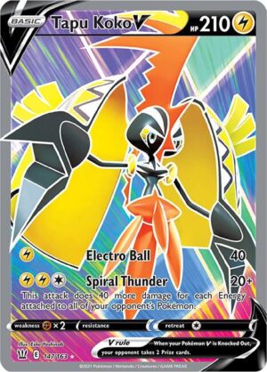 Tapu Koko V 147/163 - Battle Styles
