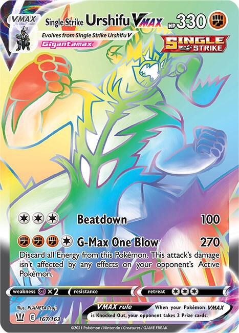 Single Strike Urshifu VMAX 167/163 - Battle Styles