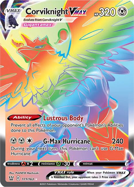 Corviknight VMAX 171/163 - Battle Styles
