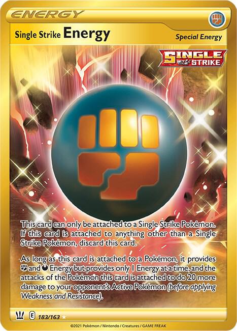 Single Strike Energy 183/163 - Battle Styles