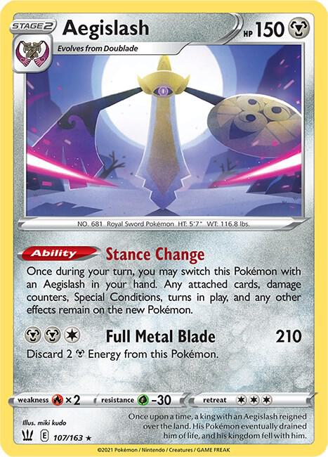 Aegislash 107/163 - Battle Styles