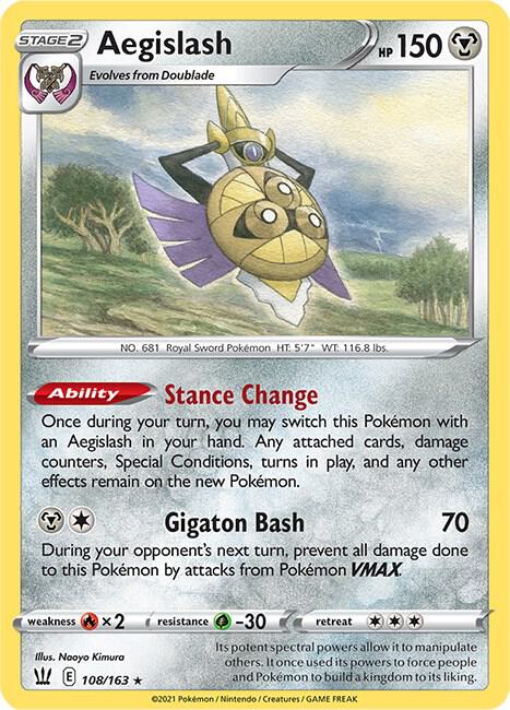 Aegislash 108/163 - Battle Styles