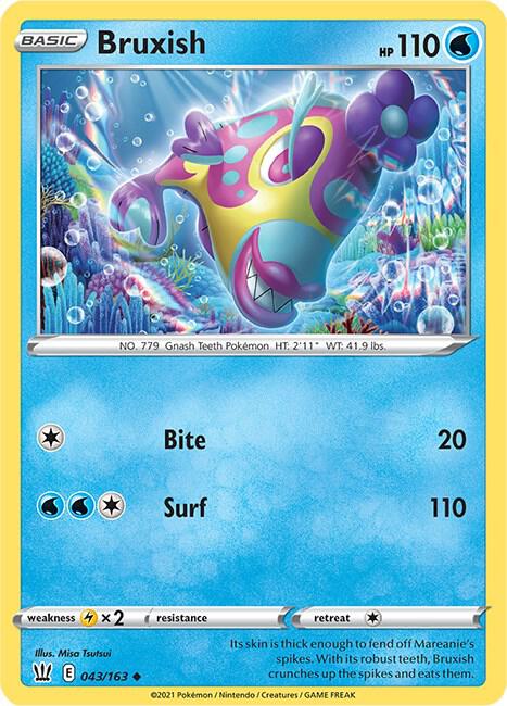 Bruxish 043/163 - Battle Styles