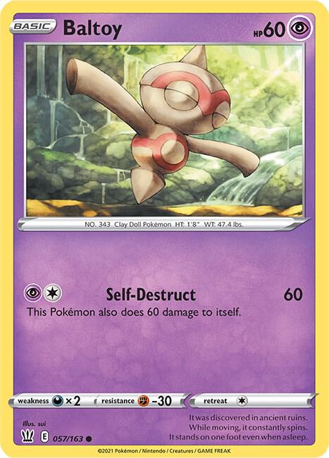 Baltoy 057/163 - Battle Styles
