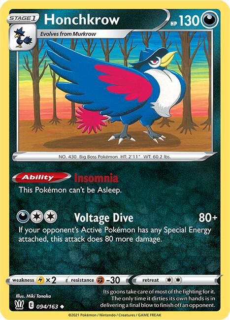 Honchkrow 094/163 - Battle Styles