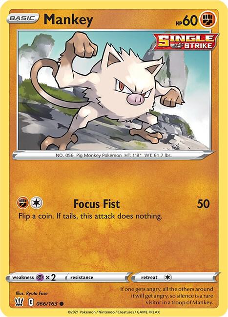 Mankey 066/163 - Battle Styles