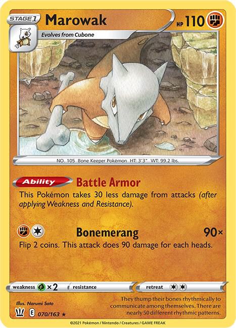 Marowak 070/163 - Battle Styles