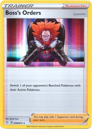 Karta Pokemon Boss's Orders 58/072 - Deck Exclusives
