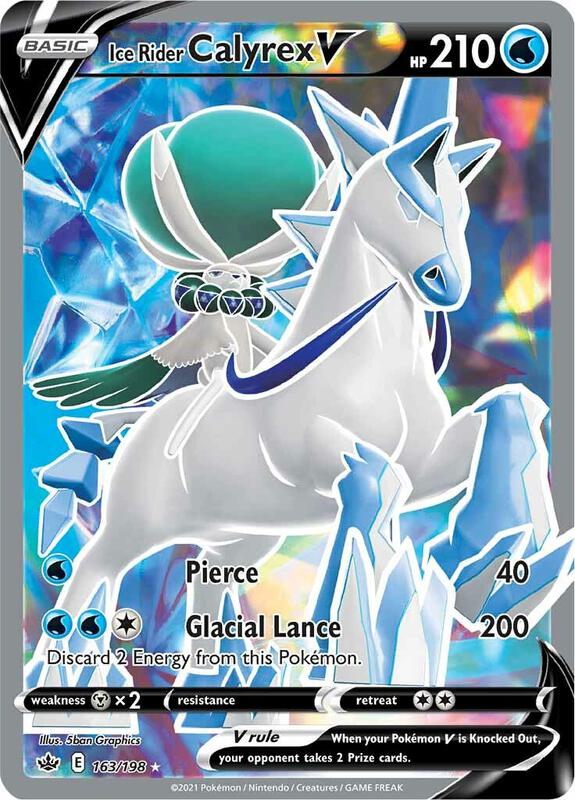 Ice Rider Calyrex V 163/198 - Chilling Reign