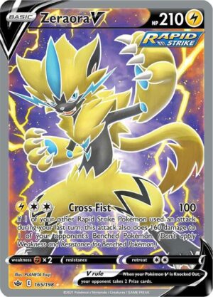 Zeraora V 165/198 - Chilling Reign