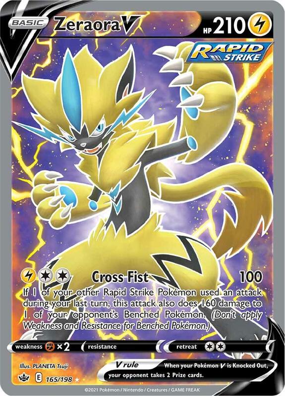 Zeraora V 165/198 - Chilling Reign