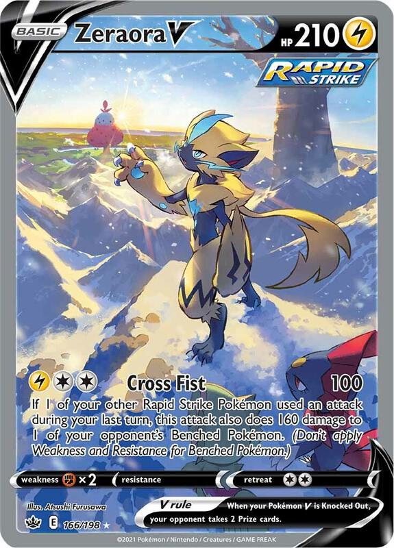 Zeraora V 166/198 - Chilling Reign