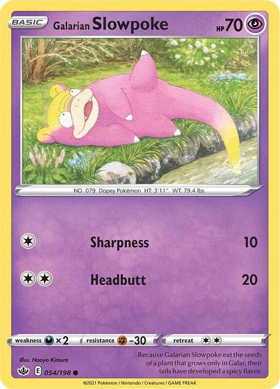 Galarian Slowpoke 054/198 - Chilling Reign