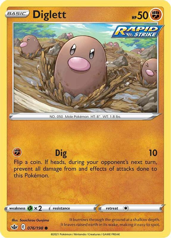 Diglett 076/198 - Chilling Reign