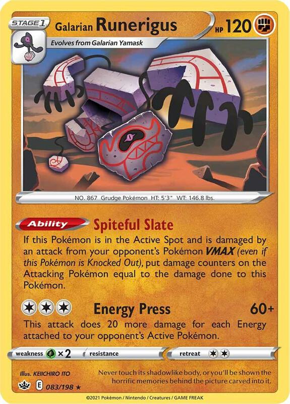 Galarian Runerigus 083/198 - Chilling Reign