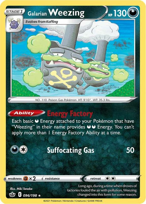 Galarian Weezing 096/198 - Chilling Reign