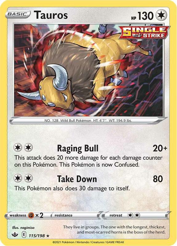 Tauros 115/198 - Chilling Reign