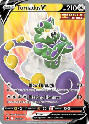 Tornadus V 184/198 - Chilling Reign