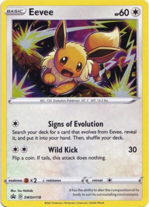 Karta Pokemon Eevee - SWSH118 - SWSH: Sword & Shield Promo Cards SWSH118