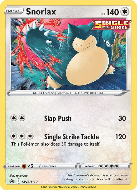 Karta Pokemon Snorlax - SWSH119 - SWSH: Sword & Shield Promo Cards SWSH119
