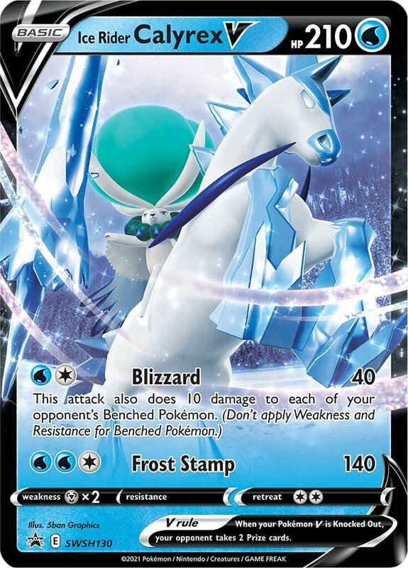 Karta Pokemon Ice Rider Calyrex V - SWSH130 - SWSH: Sword & Shield Promo Cards SWSH130