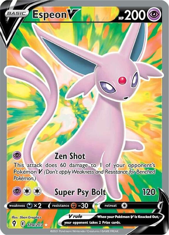 Espeon V 179/203 - Evolving Skies