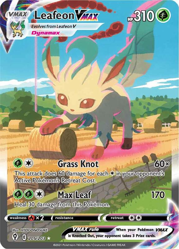 Leafeon VMAX 205/203 - Evolving Skies