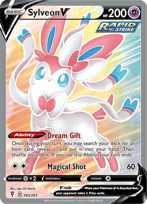 Sylveon V 183/203 - Evolving Skies