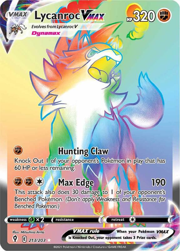 Lycanroc VMAX 213/203 - Evolving Skies