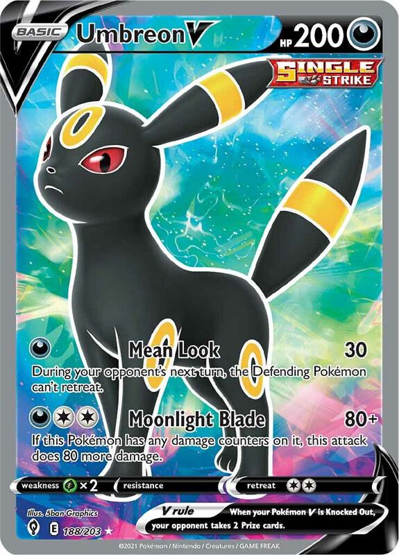 Umbreon V 188/203 - Evolving Skies