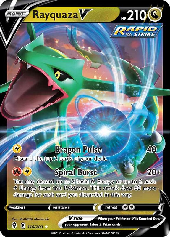 Rayquaza V 110/203 - Evolving Skies
