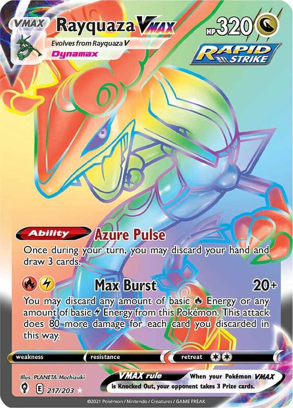 Rayquaza VMAX 217/203 - Evolving Skies