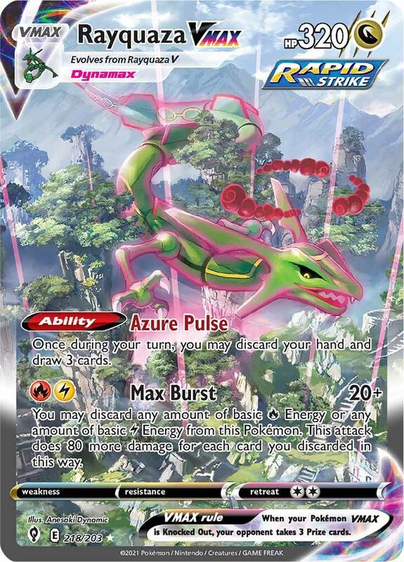 Rayquaza VMAX 218/203 - Evolving Skies