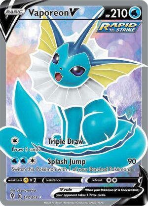 Vaporeon V 172/203 - Evolving Skies