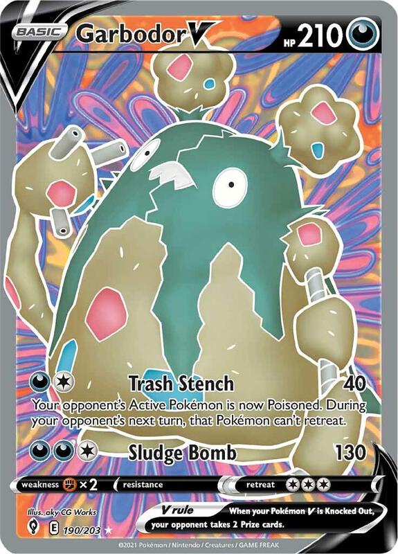 Garbodor V 190/203 - Evolving Skies