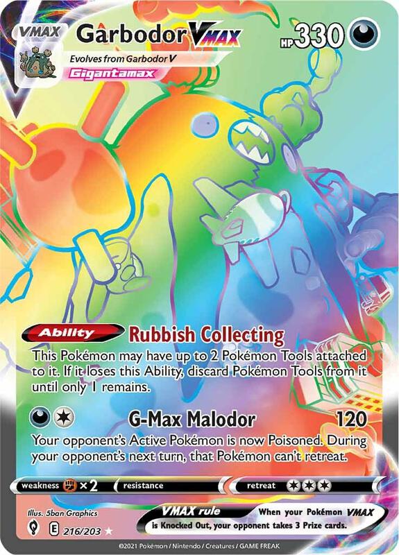 Garbodor VMAX 216/203 - Evolving Skies