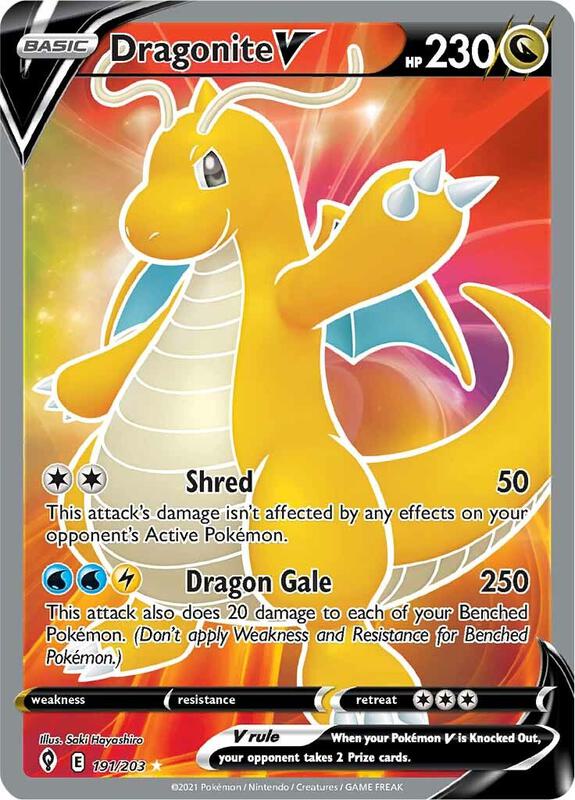 Dragonite V 191/203 - Evolving Skies