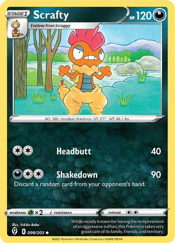 Scrafty 099/203 - Evolving Skies