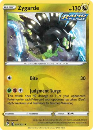 Zygarde 118/203 - Evolving Skies