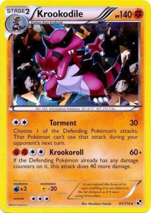 Krookodile 65/114 (Cracked Ice Holo) - Blister Exclusives