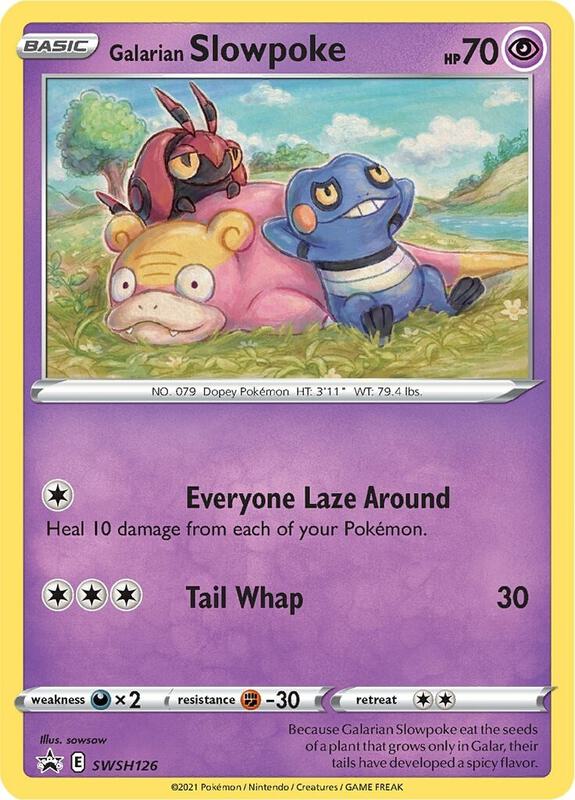 Karta Pokemon Galarian Slowpoke - SWSH126 - SWSH: Sword & Shield Promo Cards SWSH126