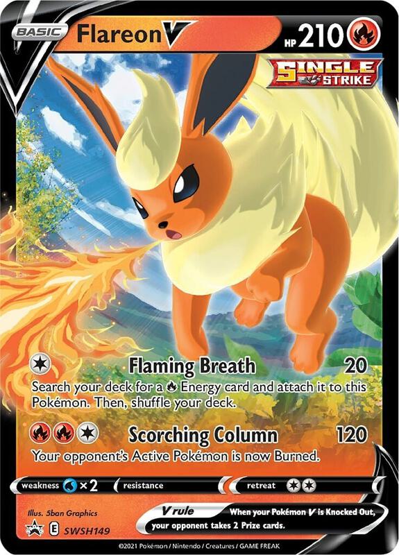 Karta Pokemon Flareon V - SWSH149 - SWSH: Sword & Shield Promo Cards SWSH149