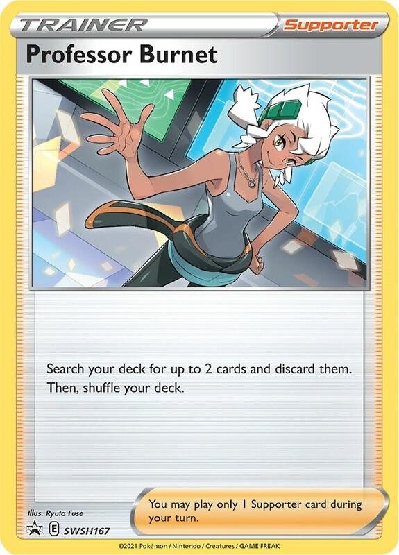 Karta Pokemon Professor Burnet - SWSH167 - SWSH: Sword & Shield Promo Cards SWSH167