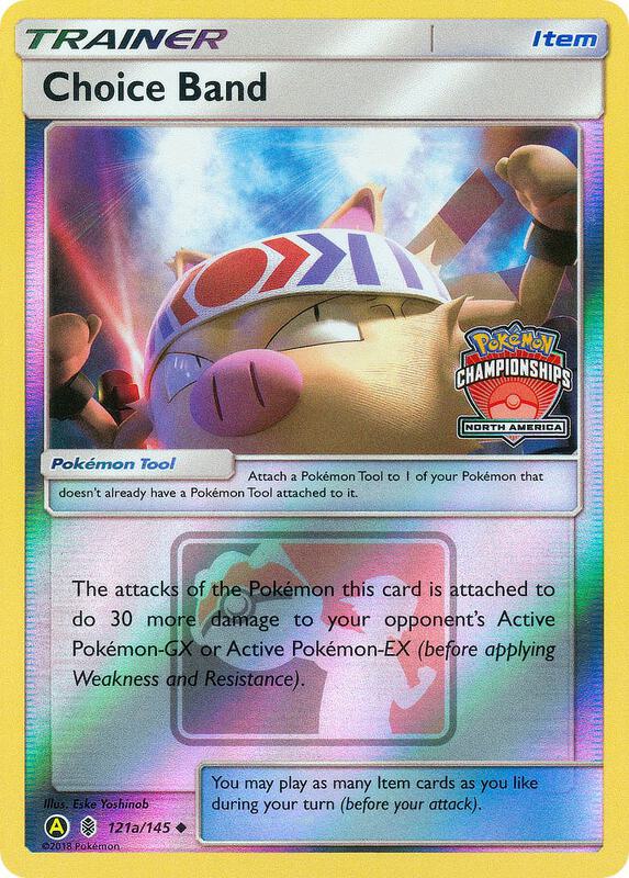 Karta Pokemon Choice Band - 121a/145 (North America Championships) - League & Championship Cards 121a/145