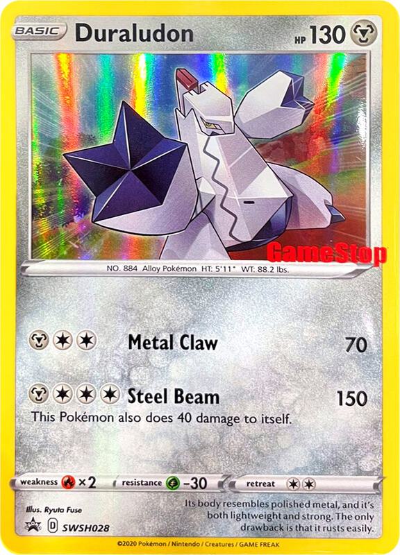 Karta Pokemon Duraludon - SWSH028 (Gamestop Exclusive) - Miscellaneous Cards & Products SWSH028