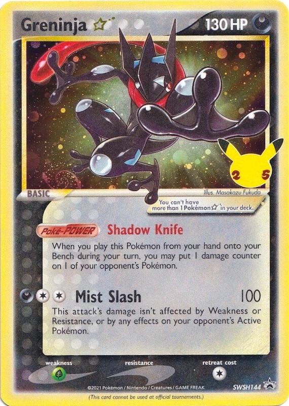 Karta Pokemon Greninja Star - SWSH: Sword & Shield Promo Cards SWSH144