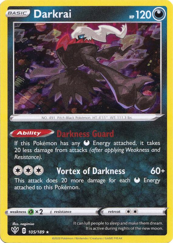 Karta Pokemon Darkrai 105/189 (Cosmos Holo) - Miscellaneous Cards & Products