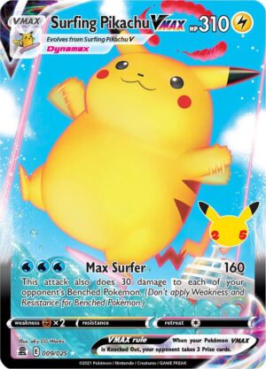 Surfing Pikachu VMAX 009/025 - Celebrations