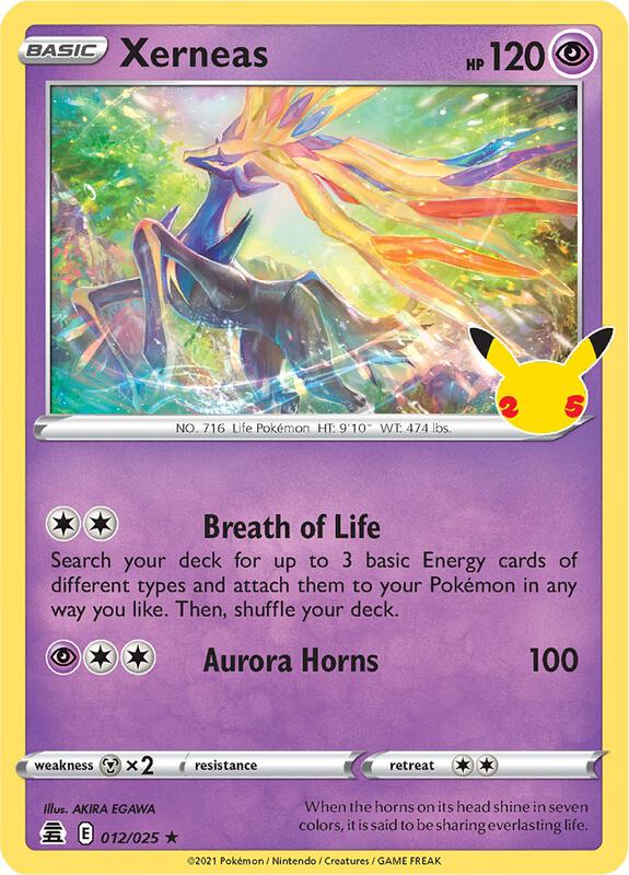 Xerneas 012/025 - Celebrations